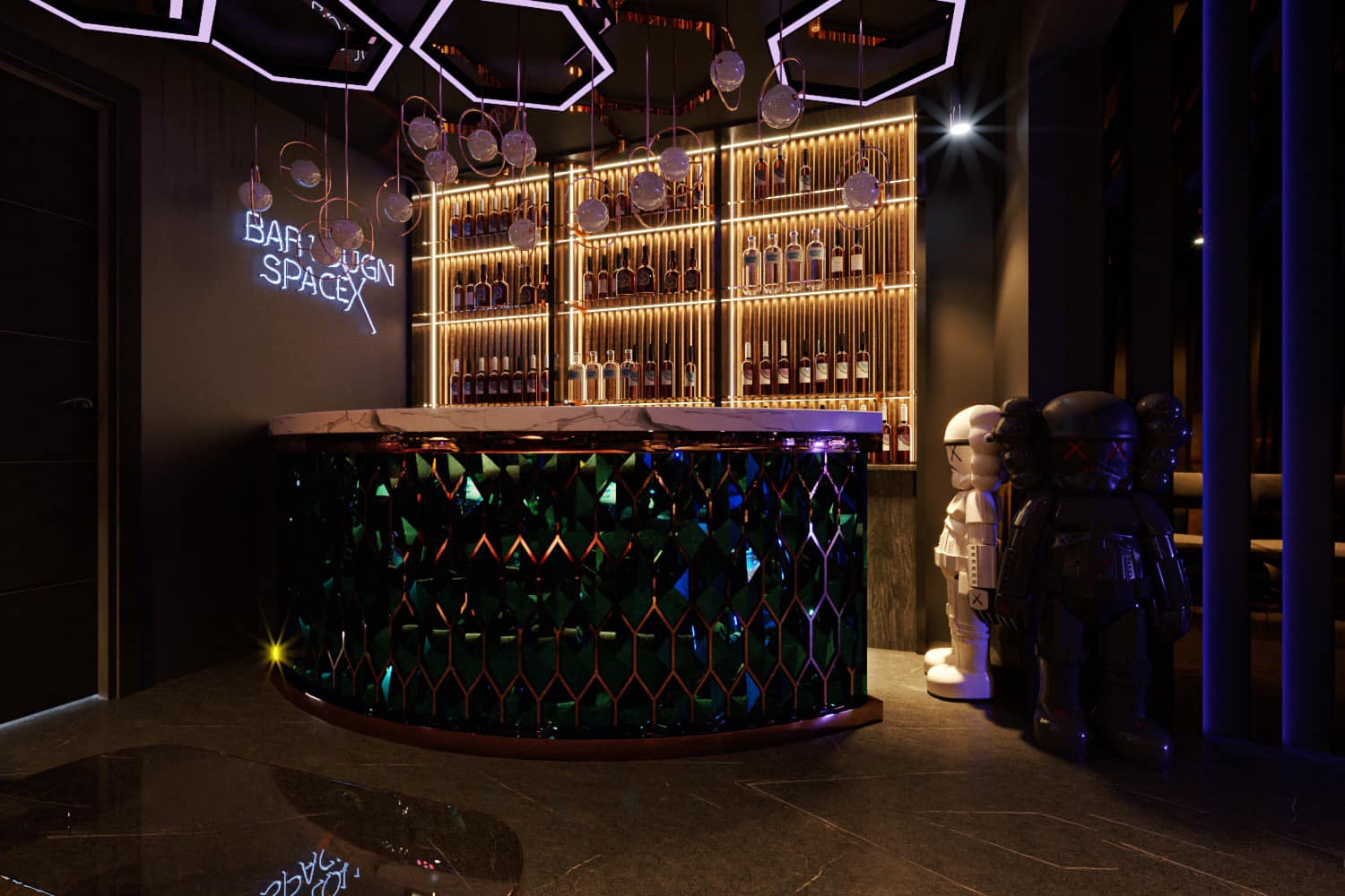 Bar louge Spacex