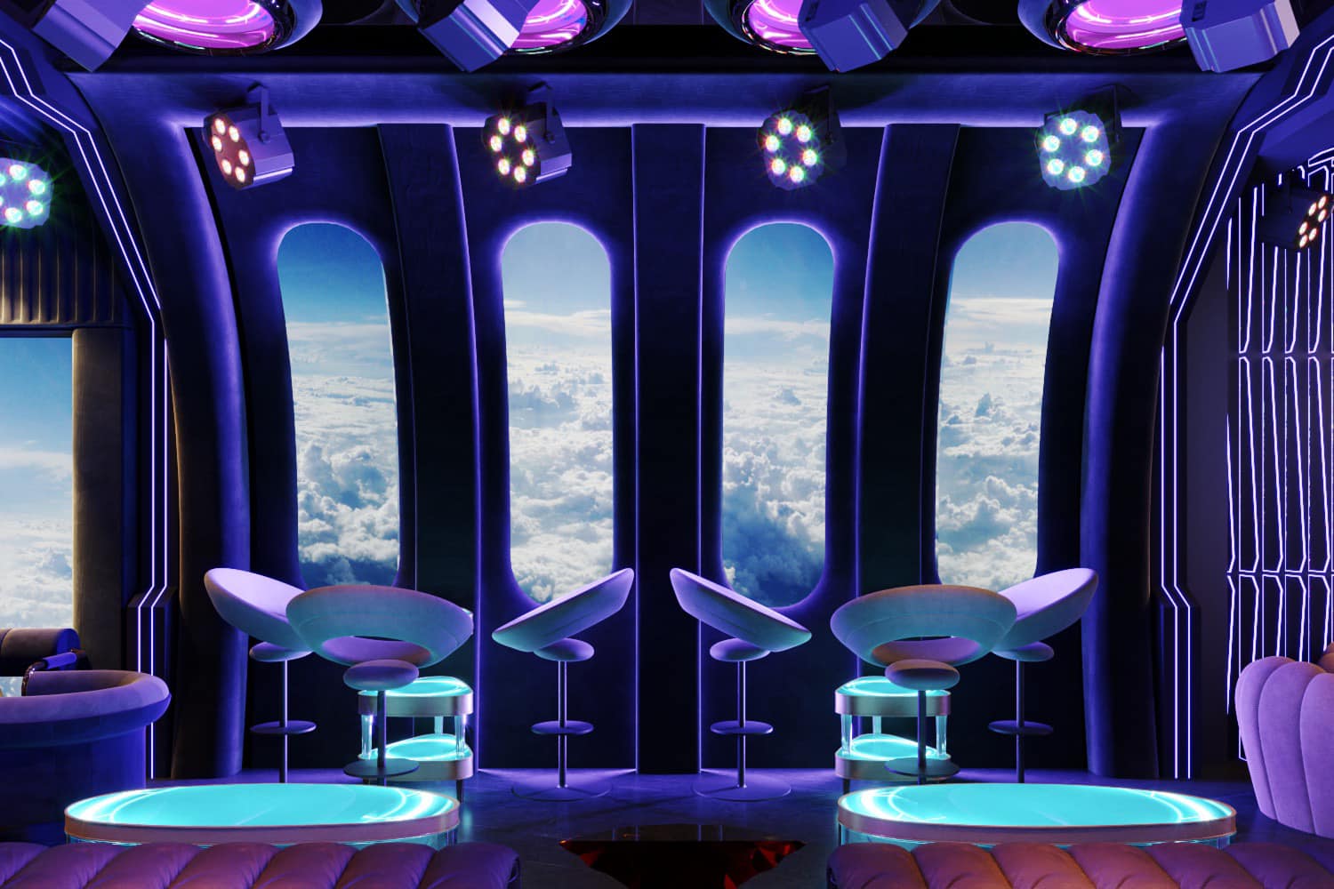 Bar louge Spacex